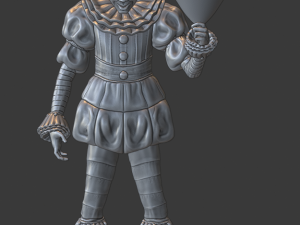 pennywise clown Modèles 3D en vedette
