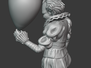 pennywise clown Modèles 3D en vedette