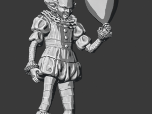 pennywise clown Modèles 3D en vedette