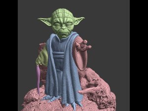 yoda Modèles 3D en vedette