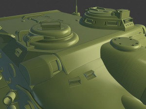 amx 50 tanks 3D-Druckmodell