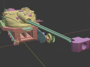 amx 50 tanks 3D-Druckmodell