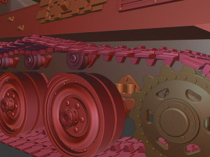 amx 50 tanks 3D-Druckmodell