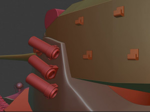 amx 50 tanks 3D-Druckmodell