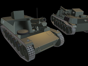 panzer ii bison2 tanks 3D Print Model