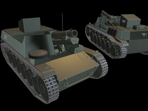 tank panzer ii bison2 Model Cetak 3D