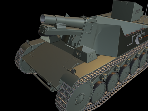 panzer ii bison2 tanks Model Cetak 3D