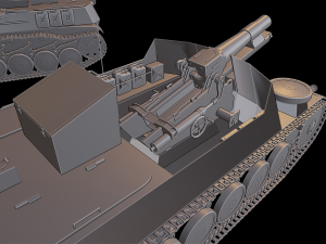panzer ii bison2 tanks Model Cetak 3D