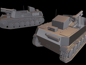 panzer ii bison2 tanks Model Cetak 3D