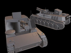 panzer ii bison2 tanks 3D Print Model
