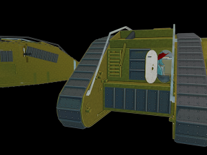 mk iv female rhongomiant tanks Modèles 3D en vedette