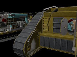 mk iv female rhongomiant tanks Modèles 3D en vedette