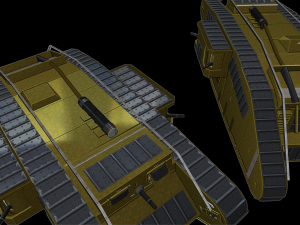 mk iv female rhongomiant tanks Modèles 3D en vedette