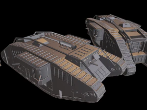 mk iv female rhongomiant tanks 3D Print Model