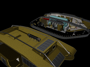 mk iv female rhongomiant tanks Modèles 3D en vedette