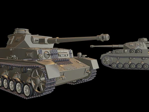 panzer iv tanks 3D Print Model
