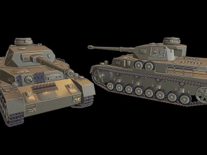 panzer iv tanks 3D Print Model