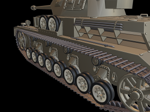 panzer iv tanks 3D-printmodel