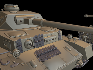 panzer iv tanks 3D-printmodel