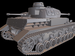 panzer iv tanks 3D-printmodel