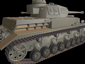 panzer iv tanks 3D-printmodel