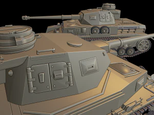 panzer iv tanks 3D Print Model