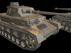 panzer iv tanks 3D Print Model