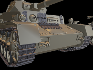 panzer iv tanks 3D-printmodel