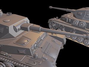panzer iv tanks 3D-printmodel