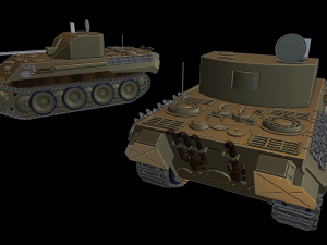coelian tanks 3Dプリントモデル