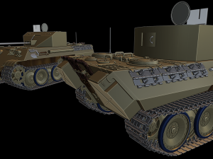 coelian tanks 3Dプリントモデル