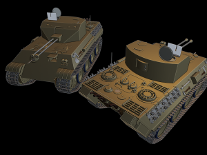 coelian tanks 3Dプリントモデル