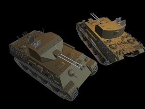 coelian tanks 3Dプリントモデル