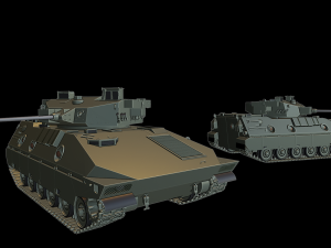 type 89 1 tanks Model Cetak 3D