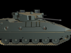 type 89 1 tanks Model Cetak 3D