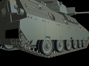 type 89 1 tanks Model Cetak 3D