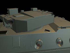 type 89 1 tanks Model Cetak 3D