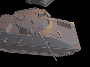 type 89 1 tanks Model Cetak 3D