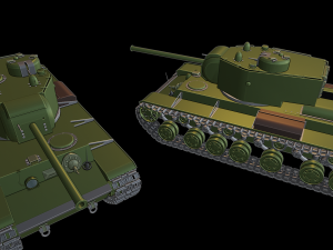 kv 220 tanks 3D 프린트 모델