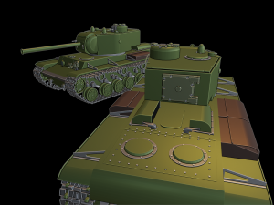 kv 220 tanks 3D 프린트 모델