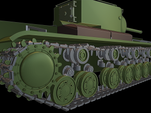 kv 220 tanks 3D 프린트 모델