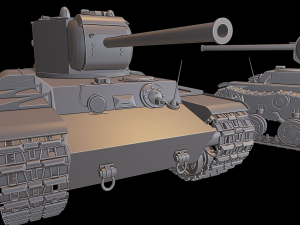 kv 220 tanks 3D 프린트 모델