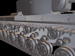 kv 220 tanks 3D 프린트 모델