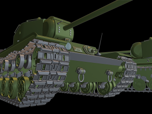 kv 220 tanks 3D 프린트 모델