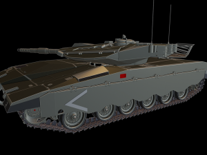 merkava 1 tanks 3D-Druckmodell
