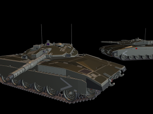 merkava 1 tanks 3D-Druckmodell