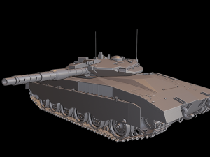 merkava 1 tanks 3D-Druckmodell