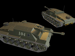 tank stug g Model Cetak 3D