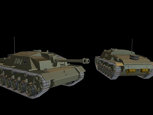stug g tanks Modelo de Impressão 3D