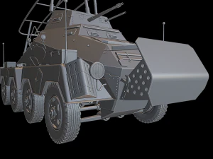 sdkfz 232 tanks 3D Print Model